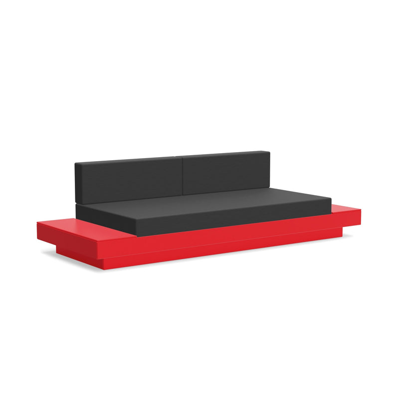 Platform One Sofa With Tables - Loll Designs - Outdoor Furniture - Black - Charcoal - HORNE