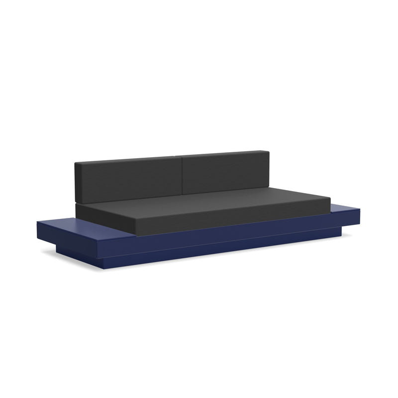 Platform One Sofa With Tables - Loll Designs - Outdoor Furniture - Black - Charcoal - HORNE
