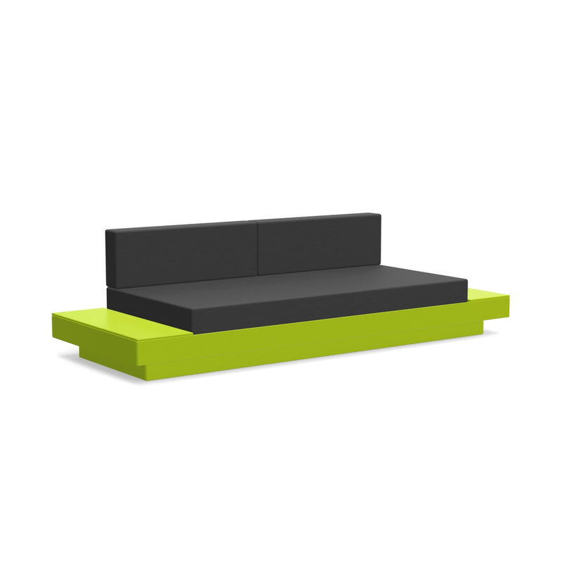Platform One Sofa With Tables - Loll Designs - Outdoor Furniture - Black - Charcoal - HORNE