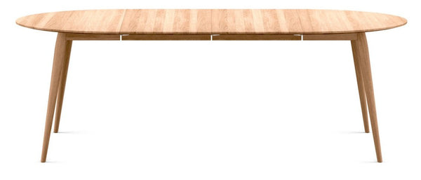 PLAYdinner Round Dining Table - Extendable - Bruunmunch - Tables - Natural Oil - 2 Solid Wood Plates - HORNE