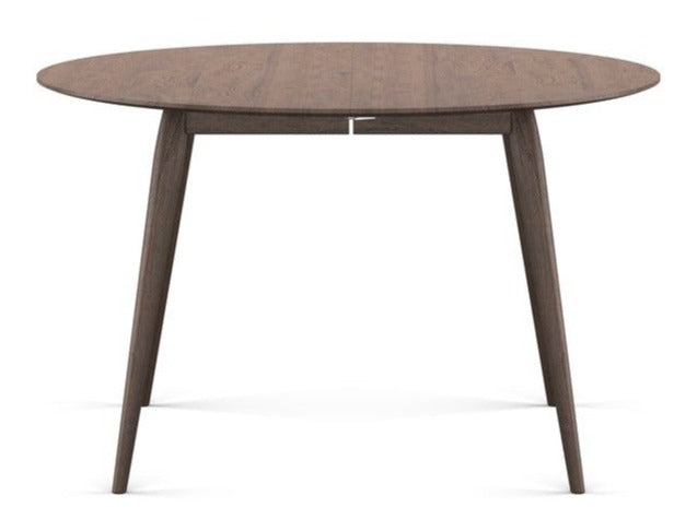 PLAYdinner Round Dining Table - Extendable - Bruunmunch - Tables - Natural Oil - No Plates - HORNE