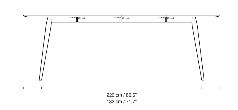 PLAYdinner Round Dining Table - Extendable - Bruunmunch - Tables - Natural Oil - No Plates - HORNE