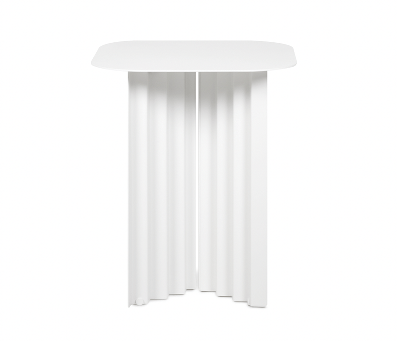 Plec Rectangular Coffee Table - Small - RS Barcelona - Tables + Desks - White Metal - HORNE