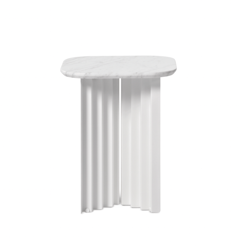 Plec Rectangular Coffee Table - Small - RS Barcelona - Tables + Desks - White Metal - HORNE