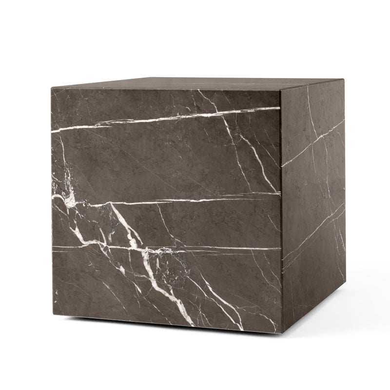 Plinth - Audo Copenhagen - Tables + Desks - Tall - Calacatta Viola Marble - HORNE