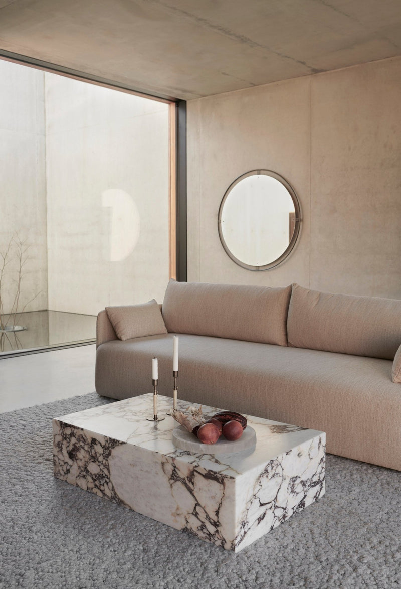 Plinth - Audo Copenhagen - Tables + Desks - Tall - Calacatta Viola Marble - HORNE