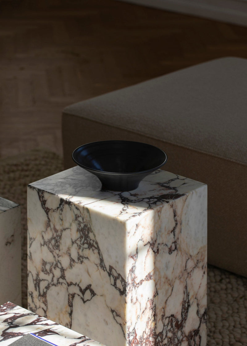 Plinth - Audo Copenhagen - Tables + Desks - Tall - Calacatta Viola Marble - HORNE