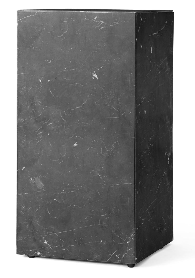 Plinth - Audo Copenhagen - Tables + Desks - Tall - Calacatta Viola Marble - HORNE