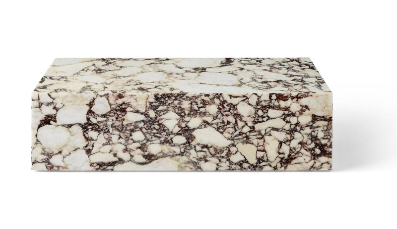 Plinth - Audo Copenhagen - Tables + Desks - Tall - Calacatta Viola Marble - HORNE