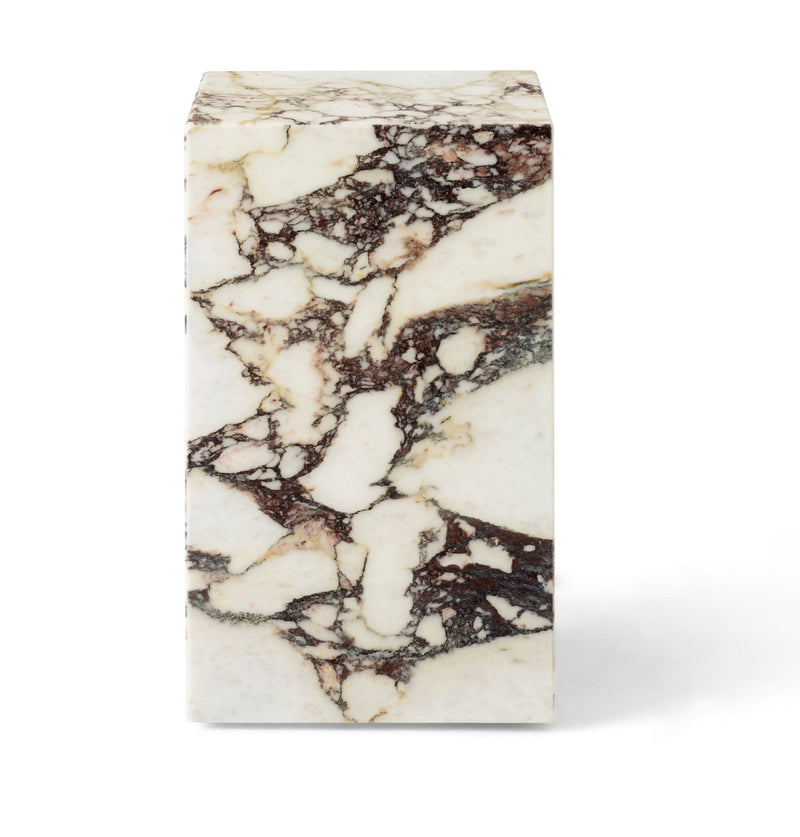 Plinth - Audo Copenhagen - Tables + Desks - Tall - Calacatta Viola Marble - HORNE