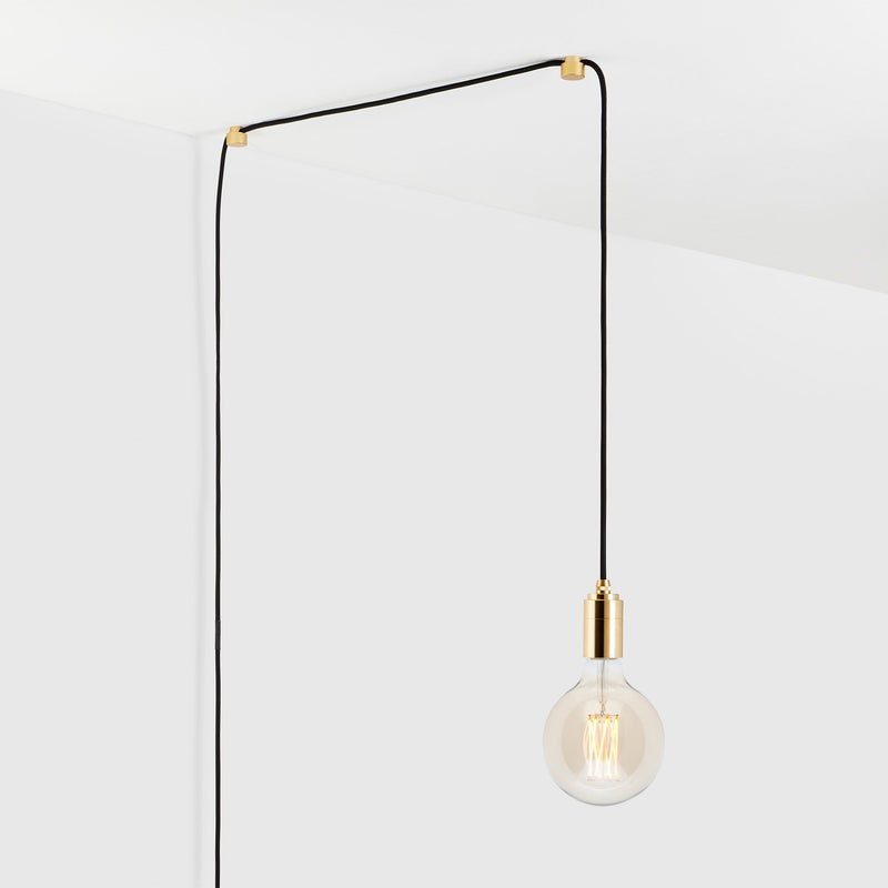 Plug - In Pendant - Tala - Brass - Voronoi I - HORNE