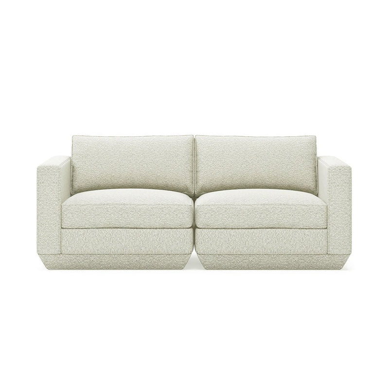 Podium Sofa: 2 - Seater - Gus* Modern - Sofas - Bayview Silver - HORNE