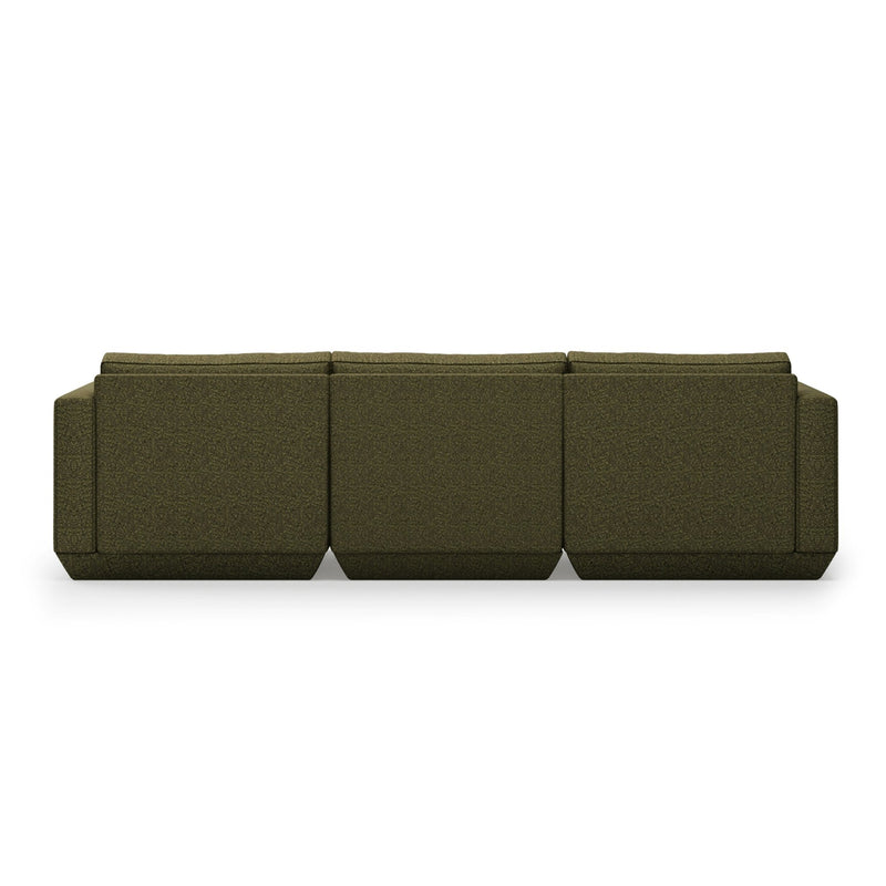 Podium Sofa: 3 - Seater - Gus* Modern - Sofas - Bayview Silver - HORNE