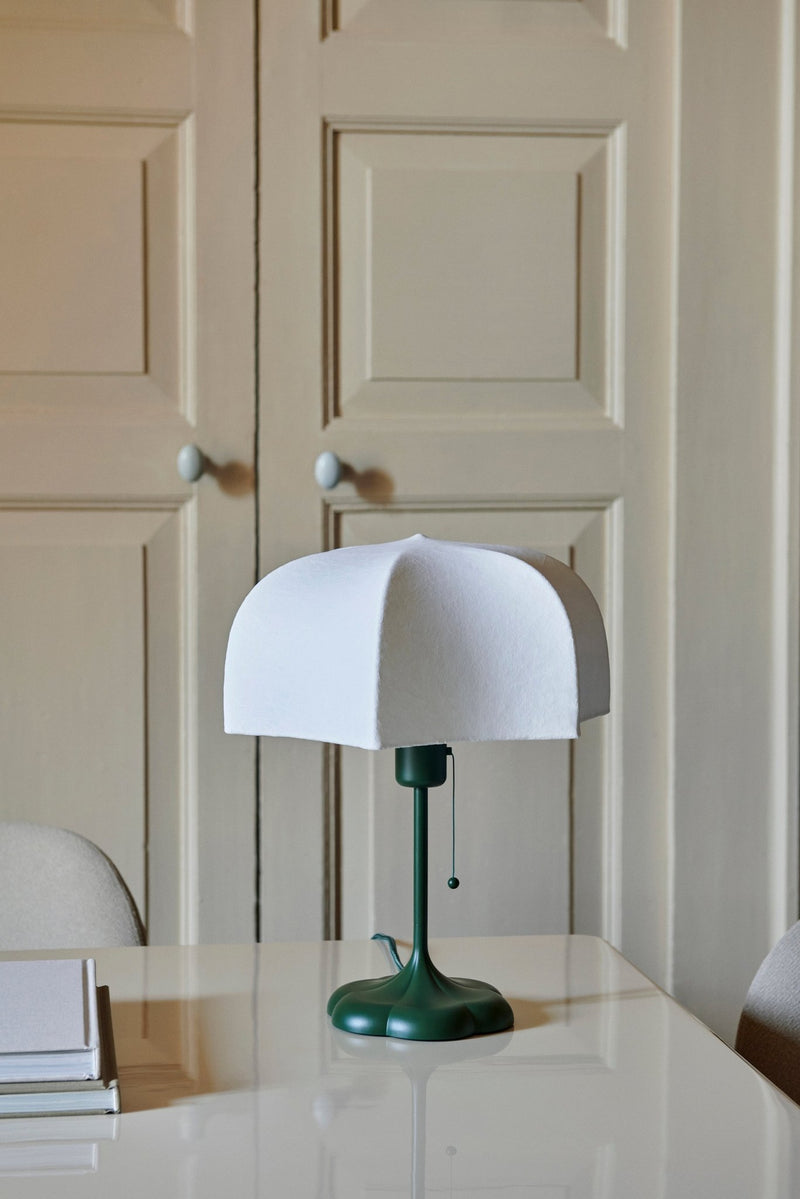 Poem Table Lamp - Ferm Living - Tables + Desks - White/ Cashmere - HORNE