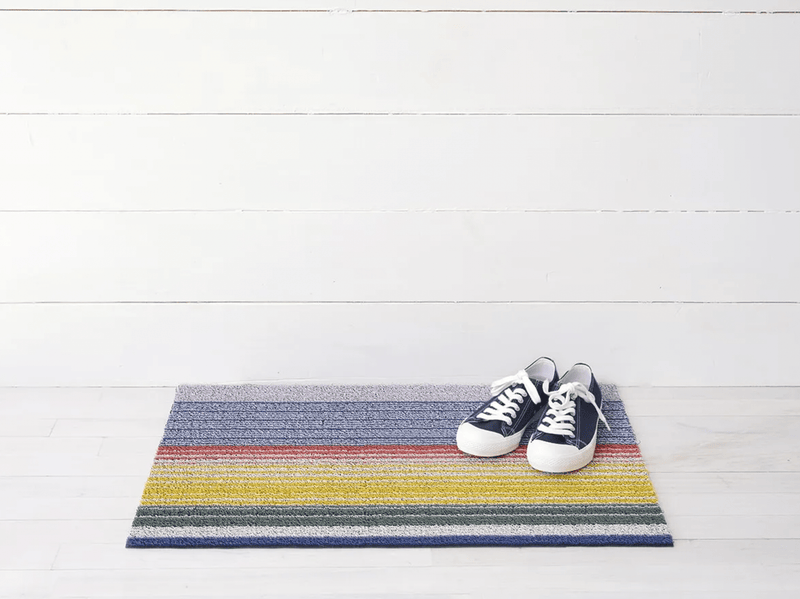 Pop Stripe Shag Rug - Chilewich - Rugs - Doormat - Multi - HORNE
