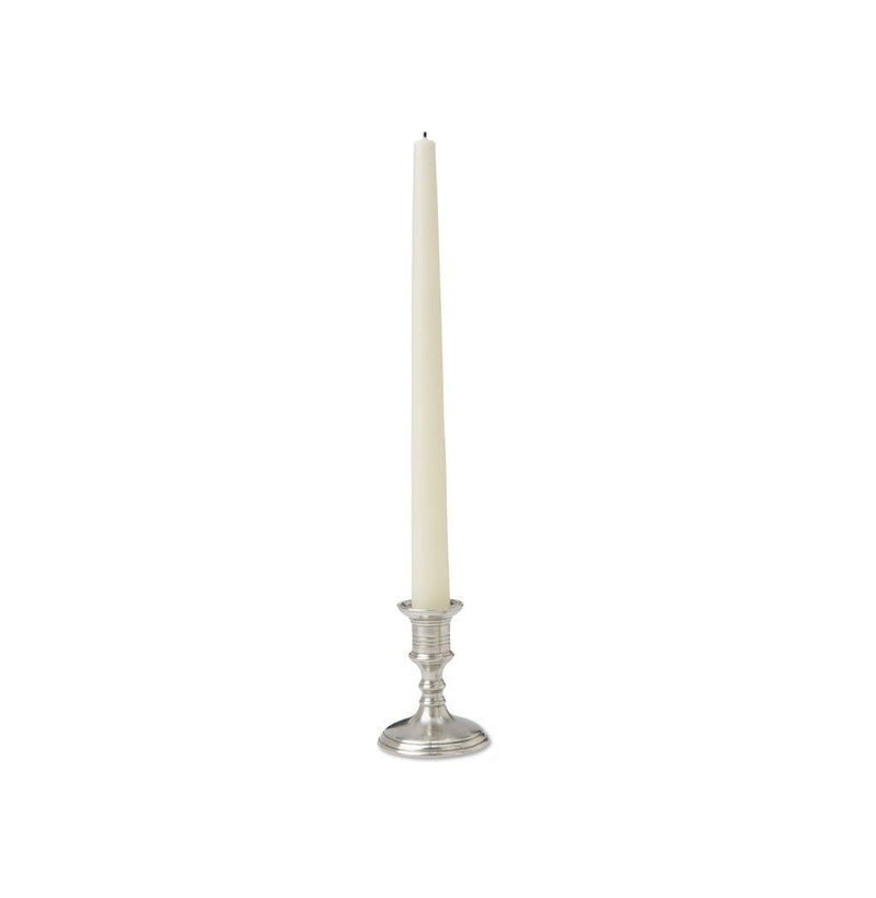 Prato Candlestick - Small - Match Pewter - Candle Holders - HORNE