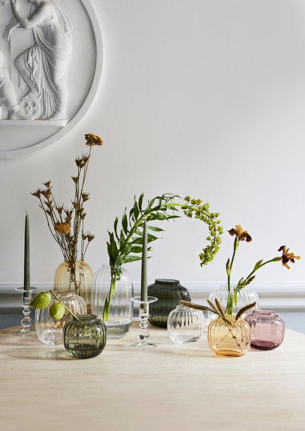 Primula Oval Vase - Clear - Holmegaard - Vases - HORNE