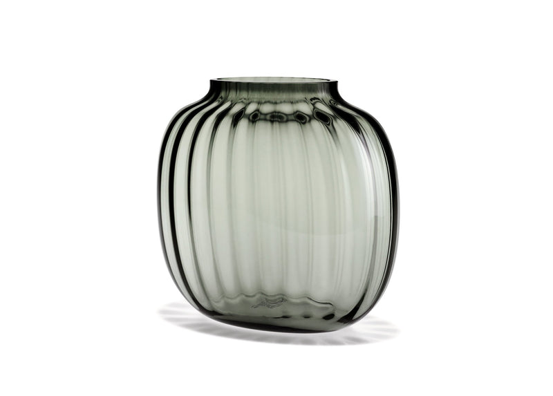Primula Oval Vase - Smoke - Holmegaard - Vases - HORNE