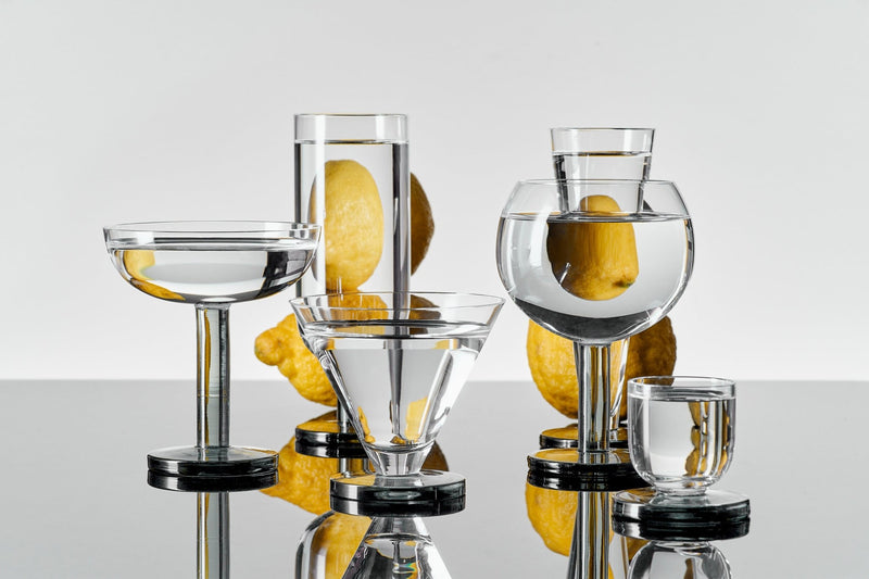 Puck Flute Glass - Set of 2 - Tom Dixon - Beer + Cocktail Glasses - HORNE