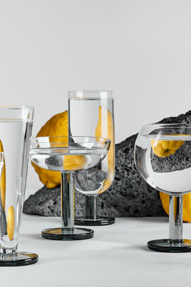 Puck Flute Glass - Set of 2 - Tom Dixon - Beer + Cocktail Glasses - HORNE
