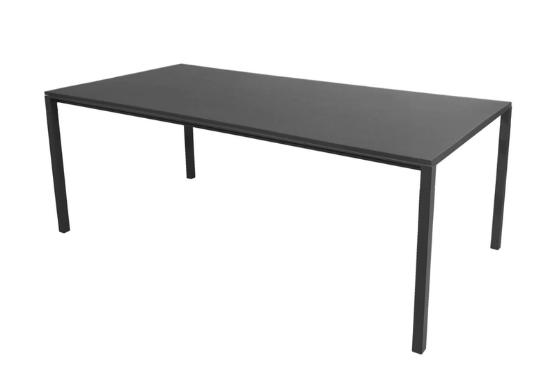 Pure Dining Table - Cane Line - Tables + Desks - Small - Lava Grey - HORNE