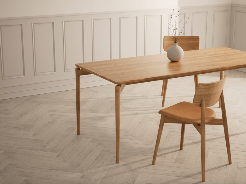 PURE Dining Table - Bruunmunch - Tables - Small - Oak White Oil - HORNE