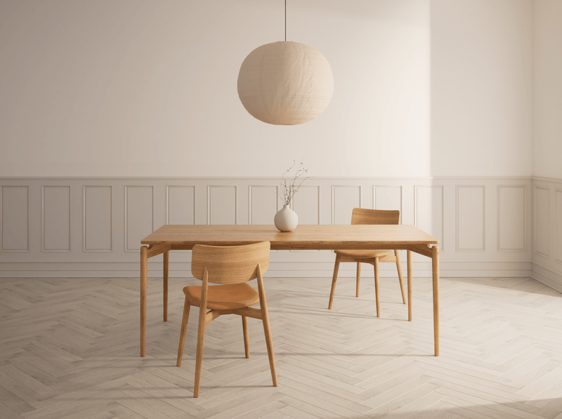 PURE Dining Table - Bruunmunch - Tables - Small - Oak White Oil - HORNE