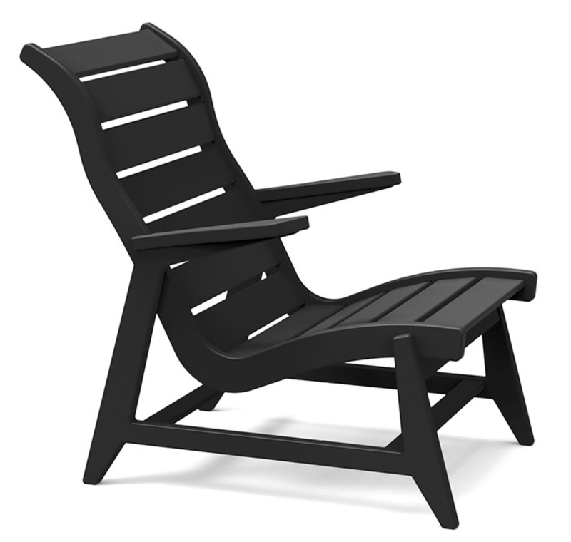 Rapson Chair - Loll Designs - Outdoor Furniture - Black - HORNE