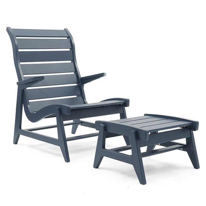 Rapson Ottoman - Loll Designs - Stools + Benches + Ottomans - Black - HORNE