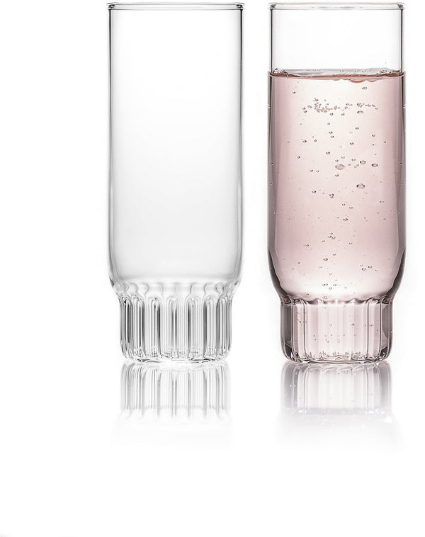 Rasori Champagne Flute - Set of 2 - Fferrone Design - Glassware - HORNE
