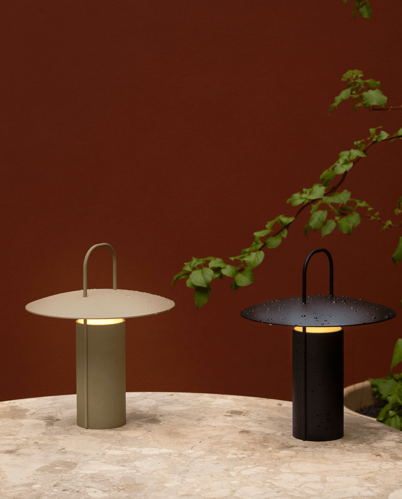 Ray Portable Table Lamp - Audo Copenhagen - Lighting - Dusty Green - HORNE