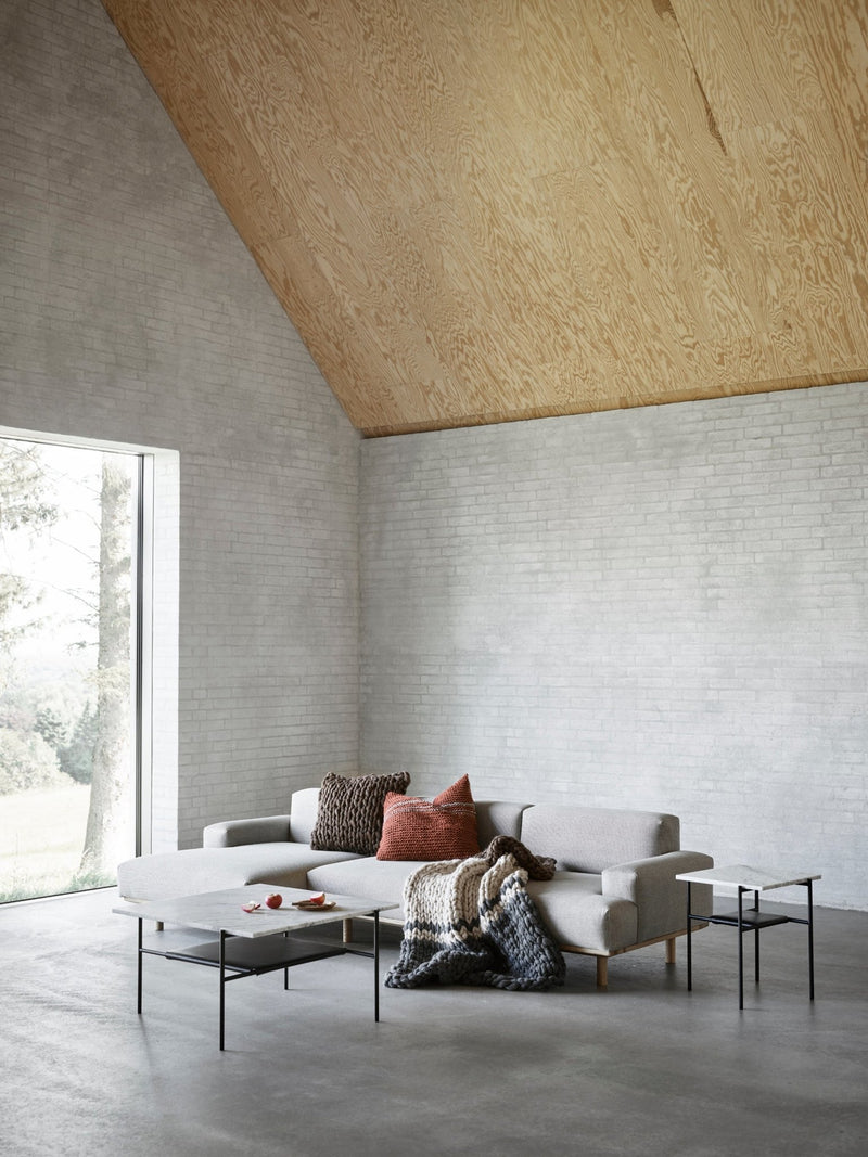 Reason 2 - Seater / Chaiselong Sofa - Bruunmunch - Sofas - Rewool 108 - Left - Facing - HORNE