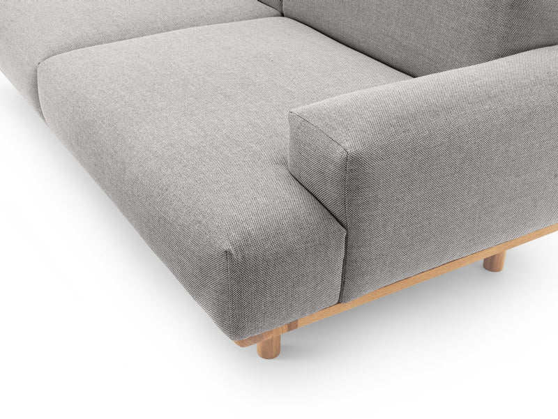 Reason 2 - Seater / Chaiselong Sofa - Bruunmunch - Sofas - Rewool 108 - Left - Facing - HORNE