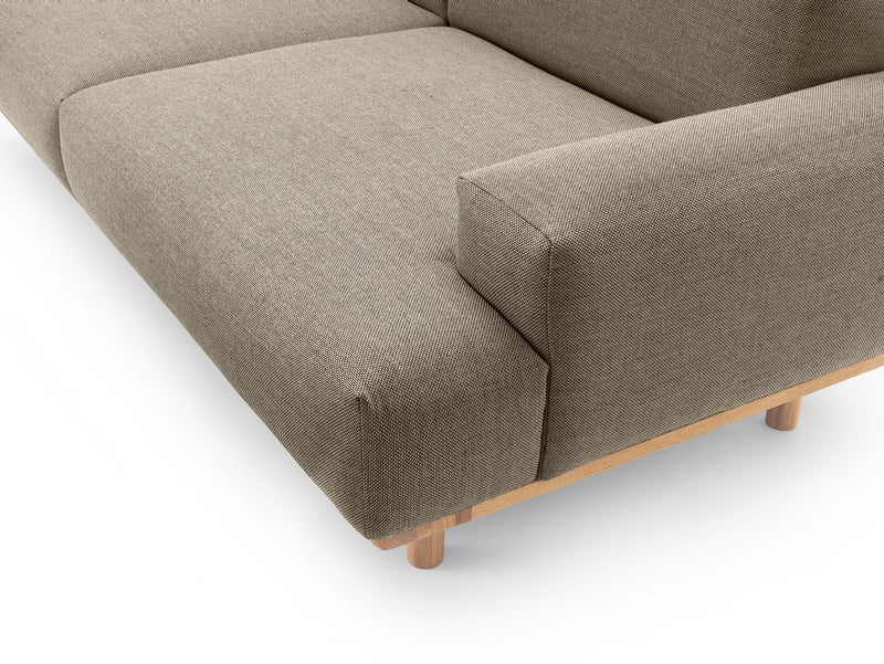 Reason 2 - Seater / Chaiselong Sofa - Bruunmunch - Sofas - Rewool 108 - Left - Facing - HORNE