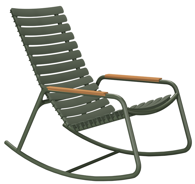 ReCLIPS Outdoor Rocking Chair - HOUE - Outdoor Furniture - Sky Blue - Bamboo - HORNE