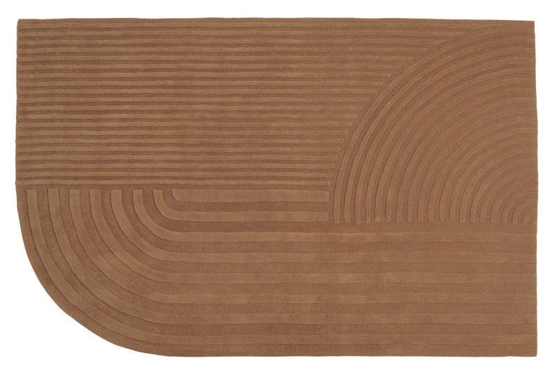 Relevo Rug - Muuto - Rugs - Large - Burnt Orange - HORNE