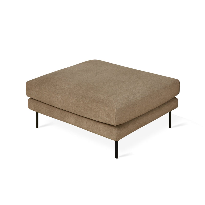 Renfrew Ottoman - Gus* Modern - Stools + Benches + Ottomans - Merino Cream - HORNE