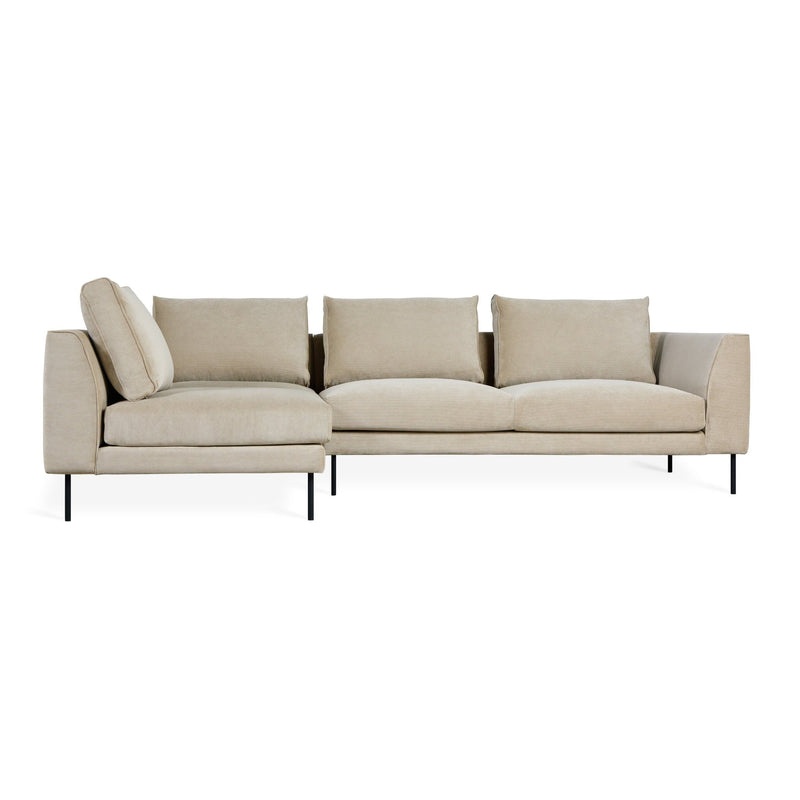 Renfrew Sectional - Gus* Modern - Sofas - Right Facing - Merino Cream - HORNE