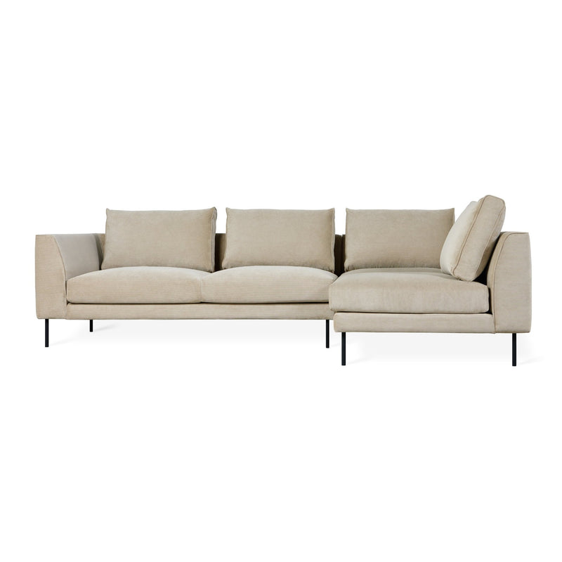 Renfrew Sectional - Gus* Modern - Sofas - Right Facing - Merino Cream - HORNE
