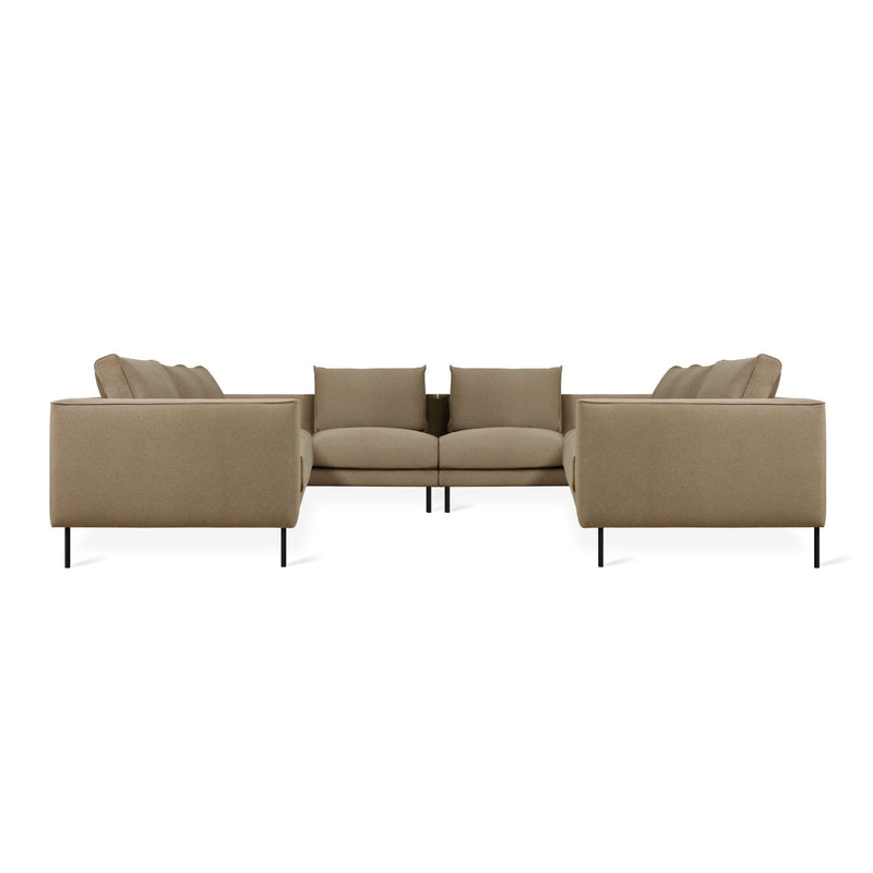 Renfrew U - Shaped Sectional - Gus* Modern - Sofas - Merino Cream - HORNE