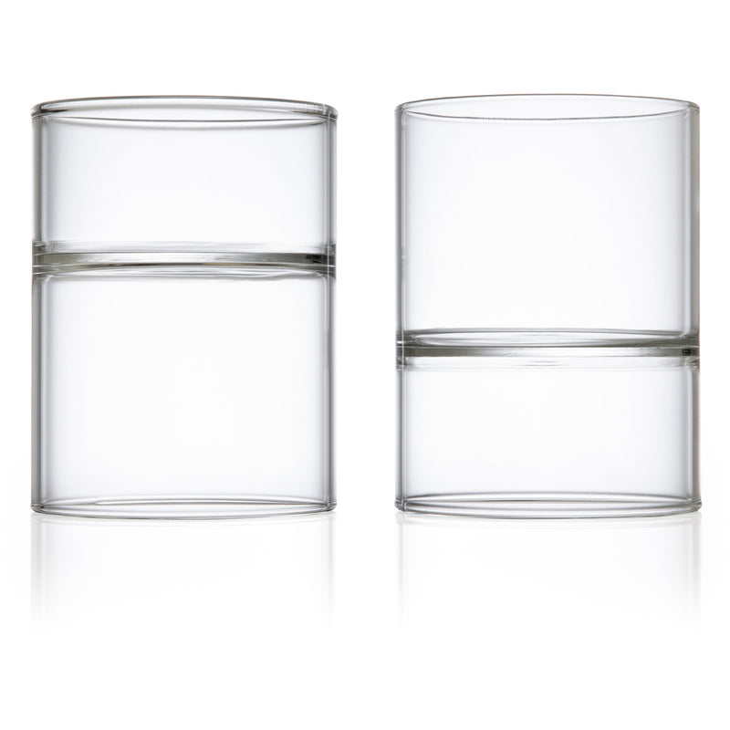 Revolution Rocks & Martini Glass - Set of 2 - Fferrone Design - Beer + Cocktail Glasses - HORNE