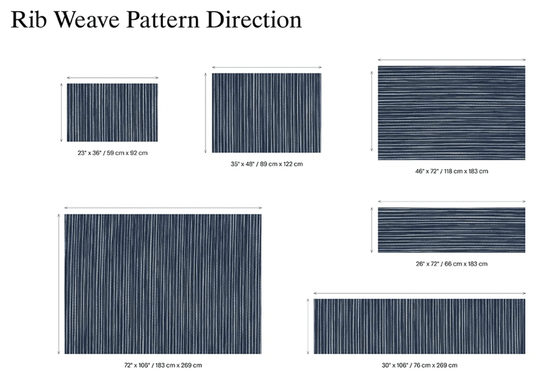 Rib Weave Floor Mat - Chilewich - Rugs - Small - Butterscotch - HORNE