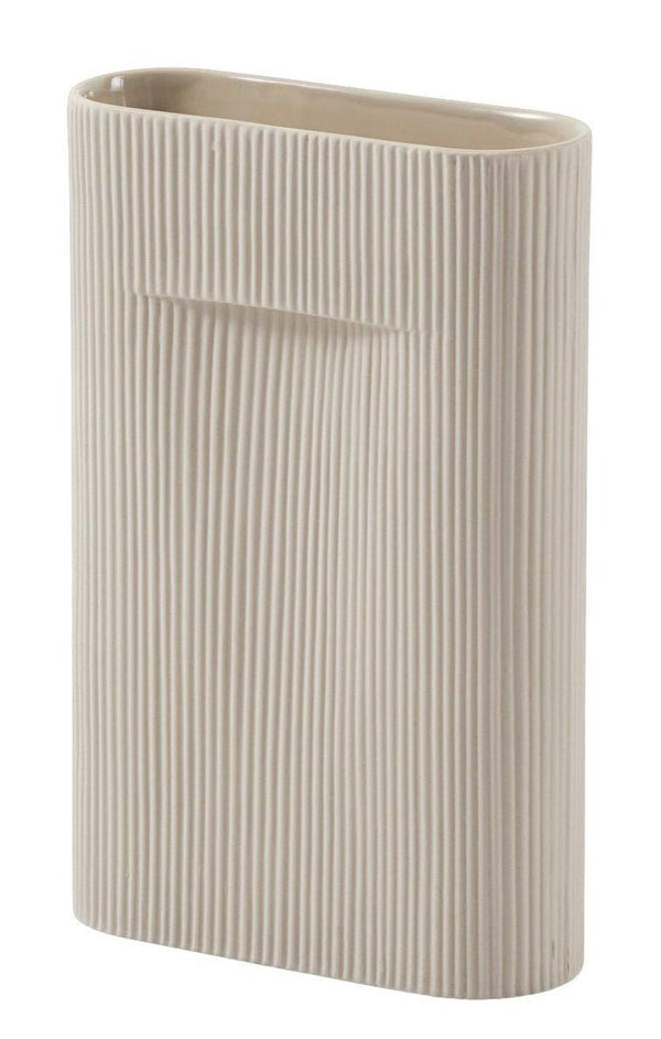 Ridge Vase - Muuto - Vases - Medium - Beige - HORNE