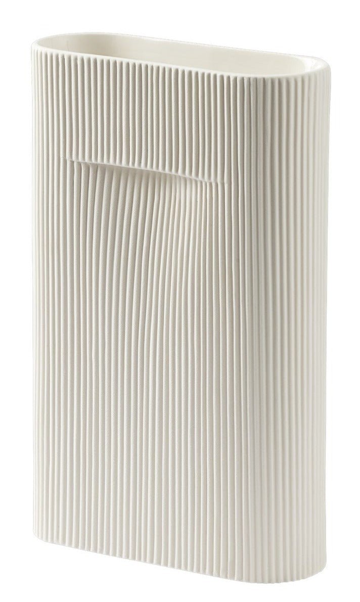 Ridge Vase - Muuto Vases - Small - Beige - HORNE