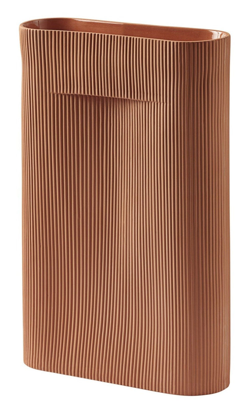 Ridge Vase - Muuto Vases - Small - Beige - HORNE
