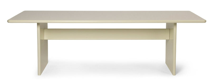 Rink Dining Table - Ferm Living - Tables - Small - Eggshell - HORNE