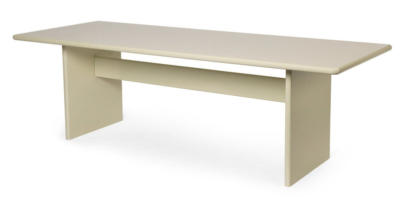 Rink Dining Table - Ferm Living - Tables - Small - Eggshell - HORNE