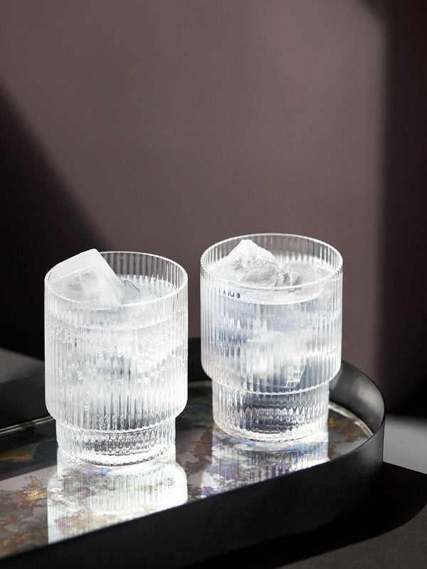 Ripple Glasses (Set of 4) - Ferm Living Glassware - HORNE