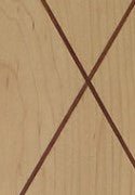 Maple with Walnut Inlay