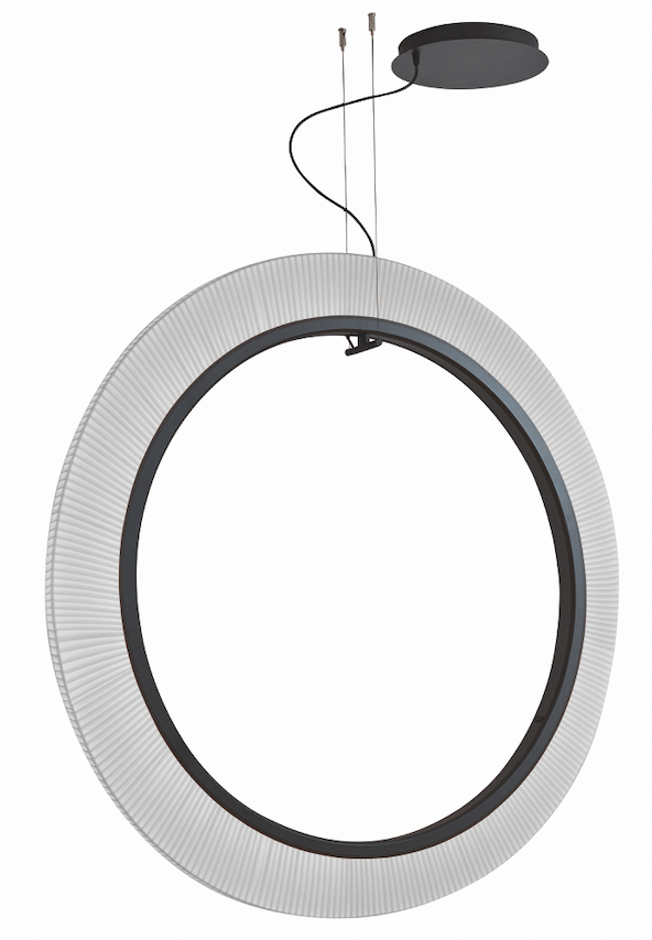Roda S/120/V LED Dimmable Pendant - Bover - Pendants - Cream - Surface Canopy - HORNE